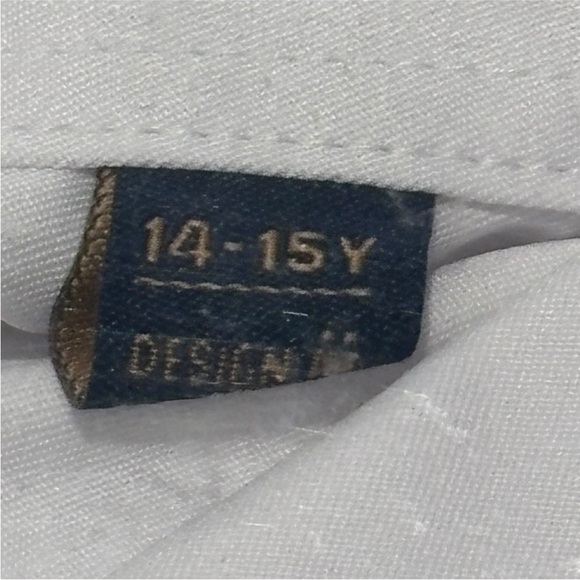 J.VER Boy's Long Sleeve Dress Shirts white Solid size 14-15y NWT - Picture 5 of 7